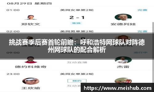 挑战赛季后赛首轮前瞻：呼和浩特网球队对阵德州网球队的配合解析